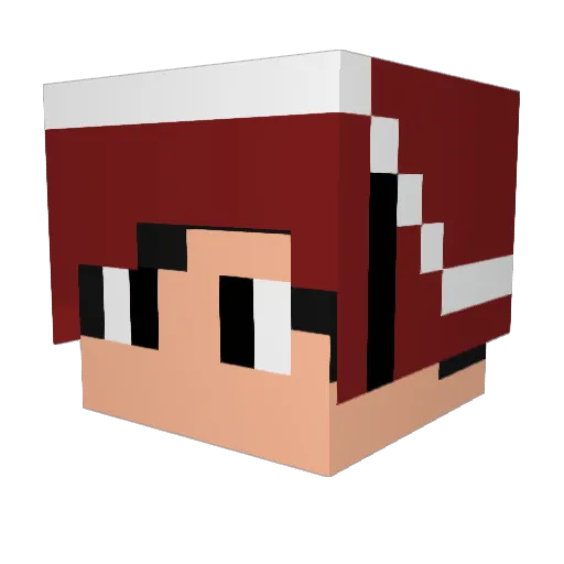 yukiya0415 Minecraft avatar head, 3D render