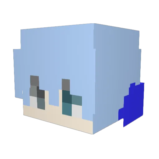 yukiyt12 Minecraft avatar head, 3D render