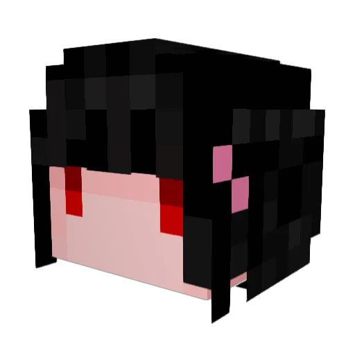 yukiyuki333 Minecraft avatar head, 3D render