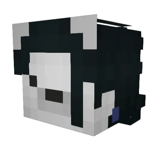 yukizzi Minecraft avatar head, 3D render
