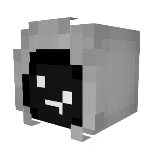 yukk1y Minecraft avatar head, 3D render