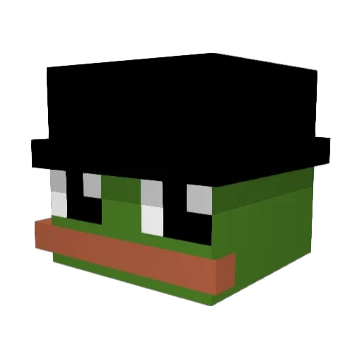 yukseh Minecraft avatar head, 3D render