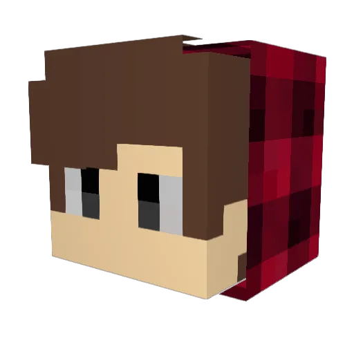 yukun21 Minecraft avatar head, 3D render