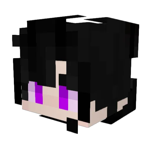 yulan0 Minecraft avatar head, 3D render