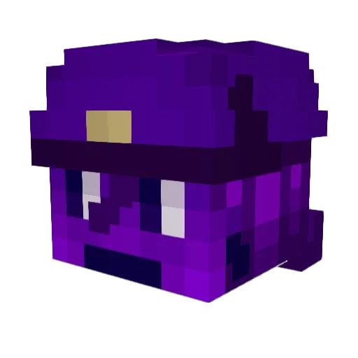 yulaser Minecraft avatar head, 3D render
