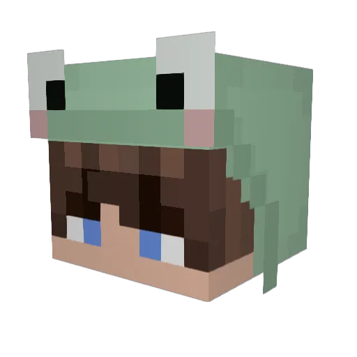 yulio_ Minecraft avatar head, 3D render