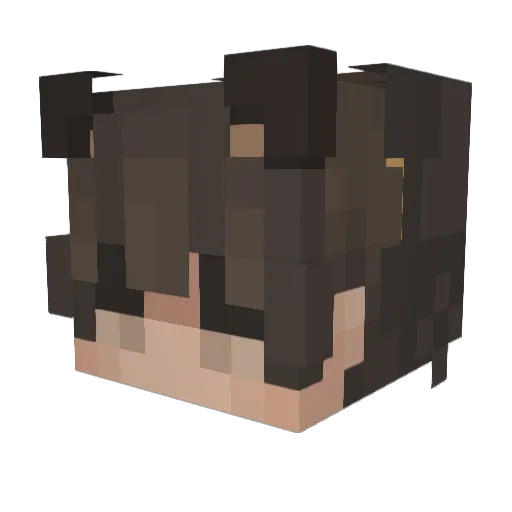 yulovtaylor Minecraft avatar head, 3D render