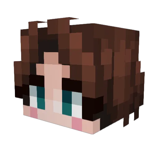 yulsh Minecraft avatar head, 3D render