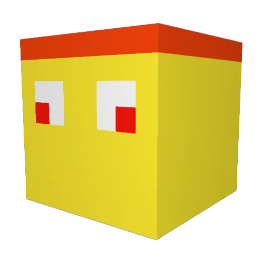 yum_yummys Minecraft avatar head, 3D render