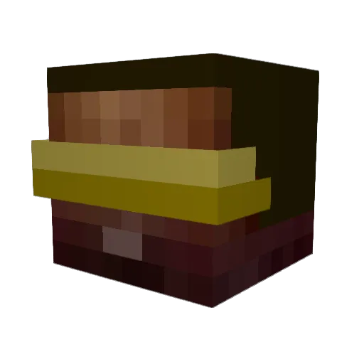 yum_yums Minecraft avatar head, 3D render