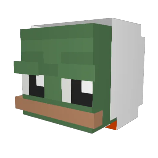 yumas43 Minecraft avatar head, 3D render