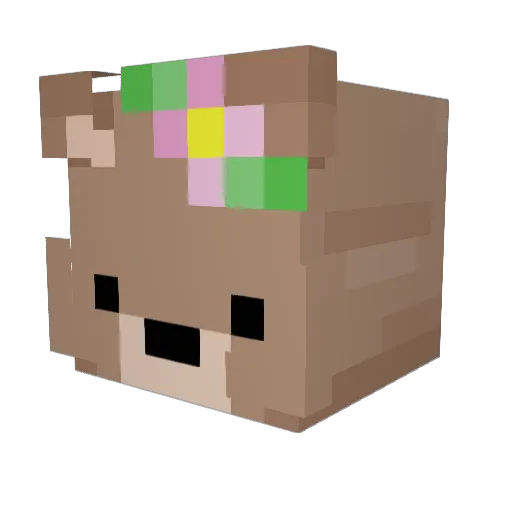 yumbo320 Minecraft avatar head, 3D render