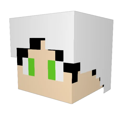yumimu0330 Minecraft avatar head, 3D render