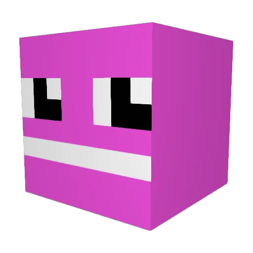 yumin07 Minecraft avatar head, 3D render