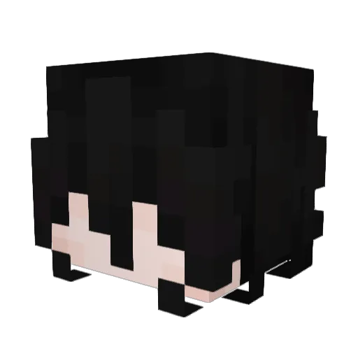 yumitssuxyz Minecraft avatar head, 3D render