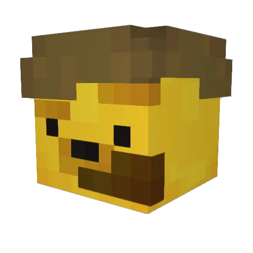 yummy0_0 Minecraft avatar head, 3D render