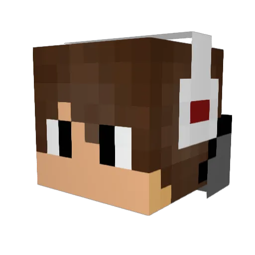 yummy2002 Minecraft avatar head, 3D render