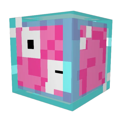 yummyTreat Minecraft avatar head, 3D render