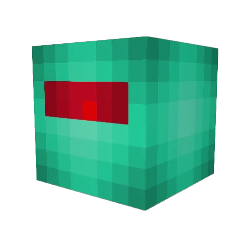 yummycornflake Minecraft avatar head, 3D render