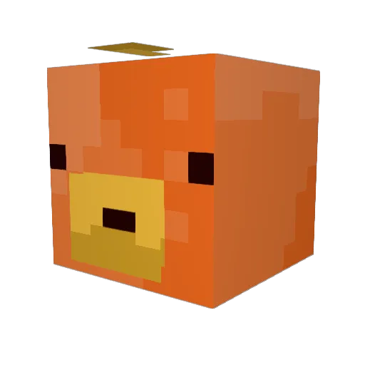 yummygeli Minecraft avatar head, 3D render