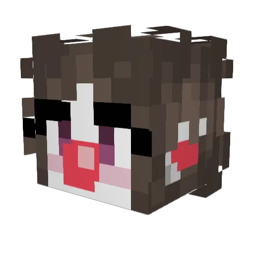 yummyporkchop2 Minecraft avatar head, 3D render