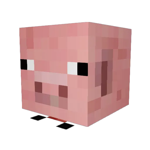 yumporkchops Minecraft avatar head, 3D render