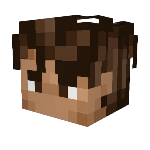 yumsummy Minecraft avatar head, 3D render
