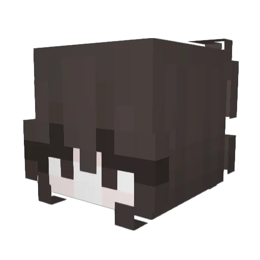 yumtami Minecraft avatar head, 3D render