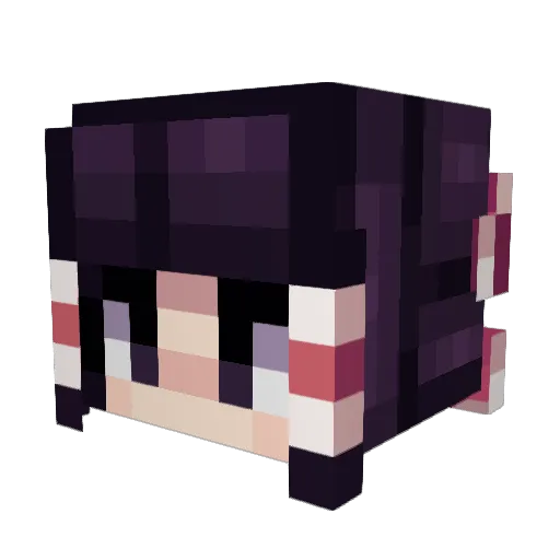 yumu_76 Minecraft avatar head, 3D render