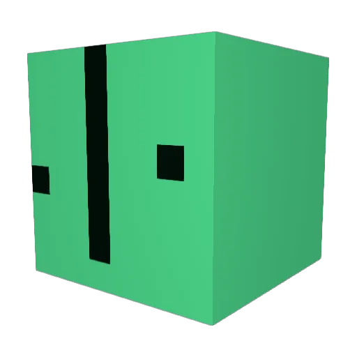 yumyumol Minecraft avatar head, 3D render