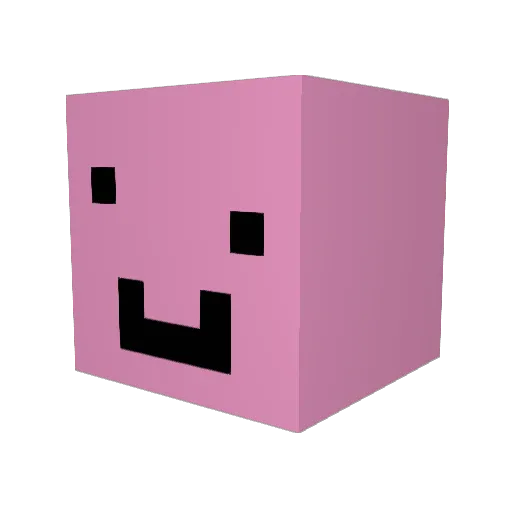 yumyxox Minecraft avatar head, 3D render