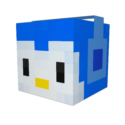 yun_0324 Minecraft avatar head, 3D render