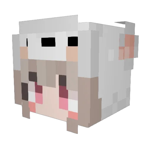 yun_91 Minecraft avatar head, 3D render