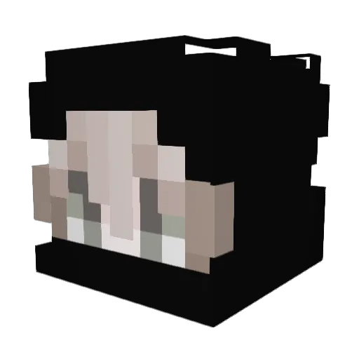 yunands Minecraft avatar head, 3D render
