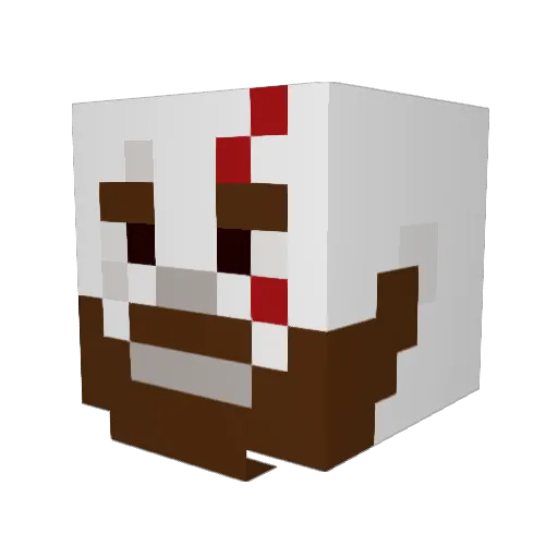 yuner__ Minecraft avatar head, 3D render