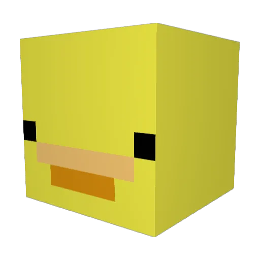 yung_bosef Minecraft avatar head, 3D render
