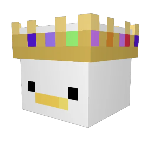 yung_koji Minecraft avatar head, 3D render