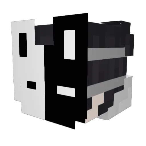 yungharri Minecraft avatar head, 3D render
