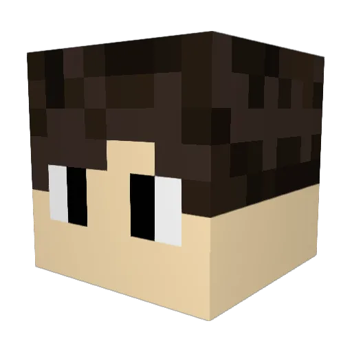 yungsvn Minecraft avatar head, 3D render