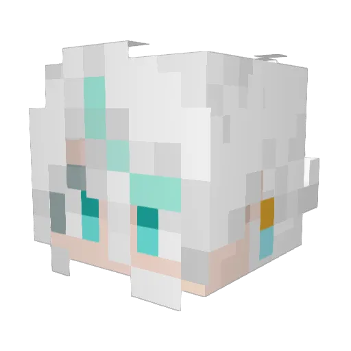yungui117 Minecraft avatar head, 3D render