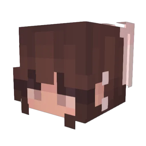 yunhae_ Minecraft avatar head, 3D render