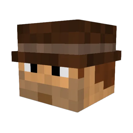 yunkel73 Minecraft avatar head, 3D render