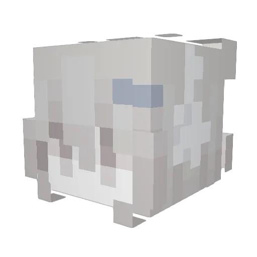 yunmong1 Minecraft avatar head, 3D render