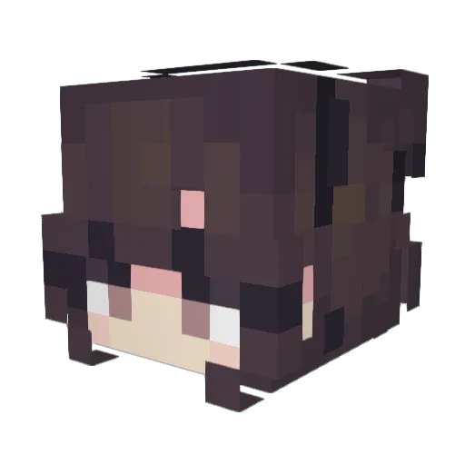 yunpei21 Minecraft avatar head, 3D render
