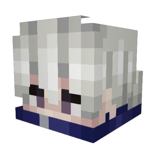 yunt1m Minecraft avatar head, 3D render