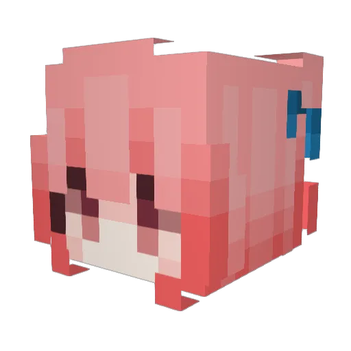 yunwon07 Minecraft avatar head, 3D render