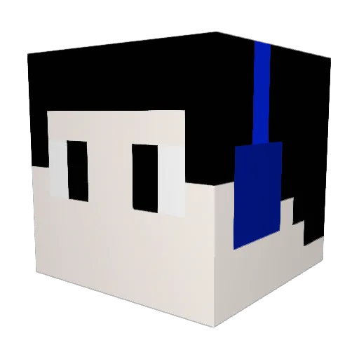 yunwoo_181 Minecraft avatar head, 3D render
