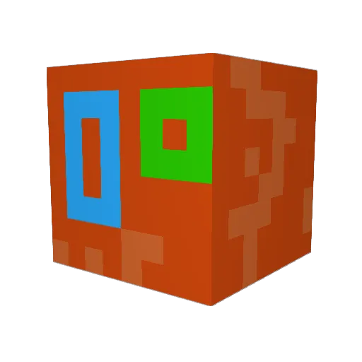 yupdaflats Minecraft avatar head, 3D render