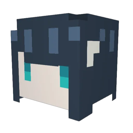 yurara00 Minecraft avatar head, 3D render