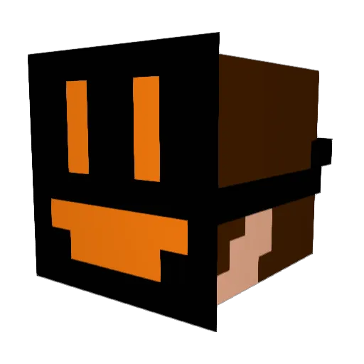 yurebako5123 Minecraft avatar head, 3D render